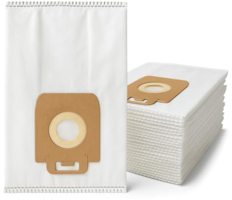 DEGG Sacs d’aspirateur - Lot de 20 - Compatibles avec Nilfisk Select, Elite et Power Series - Accessoires pour aspirateur - Sacs de rechange - Qualité premium
