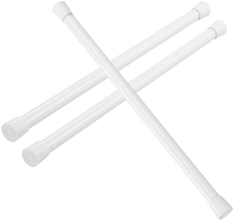 Homoyoyo 3 Pièces Barre Rideau Extensible Sans Perçage Pour Fenêtres Et Portes Tringle à Rideau Ajustable Facile à Installer