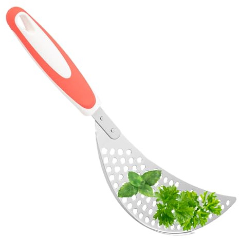 Derwrtup Strainer Spoon, Stainless Steel Spaghetti Spoon with Strainer - Dishwasher Safe Strainer Spoon for Straining Roasting, Cooking, Roasting for Household, Restaurant, Hotel, Kitchen