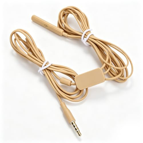 YUEHISY Auricolare Spia Nascosto 108B, Auricolare Wireless con Laccio da Collo, Batteria a Lunga Durata, Colore della Pelle Leggero