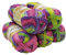 Alize 5 x 100 Gramm Diva Batik Wolle mehrfarbig mit Farbverlauf, 500 Gramm merzerisierte Strickwolle Microfiber-Acryl (rosa grün gelb 3241)
