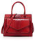 NICOLE & DORIS Damen Handtaschen Retro Schultertasche Krokodil Handtasche Frauen Umhängetaschen Tote Bag PU Leder für Büro,Shopper rot