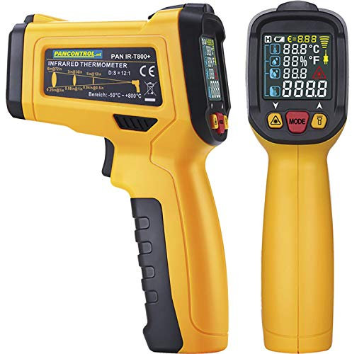 PANCONTROL - Termometro digitale a infrarossi PAN IR-T800+ con display laser