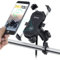 iMESTOU Cargador de Teléfono Inalámbrico de Motocicleta, Soporte de Teléfono Móvil con Carga Rápida Qi 15W/ USB 3.0A 2 en 1, Soporte de Bola Impermeable de 1 para Smartphones de 3.5-6.8