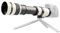Teleobiettivo con obiettivo, nuovissimo bianco 420-800 mm Apertura F/8.3-16 Teleobiettivo con messa a fuoco manuale completa con zoom per fotocamera Canon EF Mount