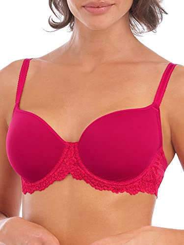Wacoal Women's Embrace Lace T-Shirt Bra, Persian Red, 32C