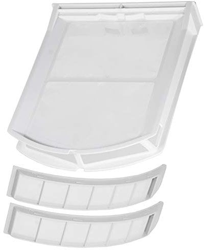 SPARES2GO Tumble Dryer Filter Kit compatible with Miele T2 T4 T8 Fluff Catcher Mesh Lint Screen