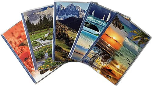 Lombardi Fotografo Lote de 10 Archivadores Fotos para 400 Fotos de 13 x 19 cm (1 álbum x 40 fotos) - Juego de 10 unidades, colores surtidos, portada personalizable.