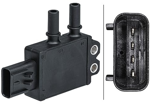 HELLA 6PP 009 403-311 Sensor, Abgasdruck - 4-polig - geschraubt