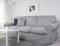 Dagra Bezug für EKTORP 3er-Sofa (Schlafsofa altes Modell) (Gray A15)
