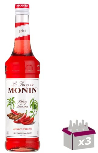 Lot de 3 Sirop - Hot spicy - 70cL