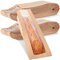100 Stück Papier Brotbeutel mit Fenster für hausgemachte Brotbeutel Braun Kraft Laib Aufbewahrungssäcke Lange Französische Brotbeutel Brot Kekse Verpackung (4,5 x 2 x 24 Zoll)