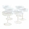 LOBERON Lot de 6 coupes à champagne Macomb, transparent