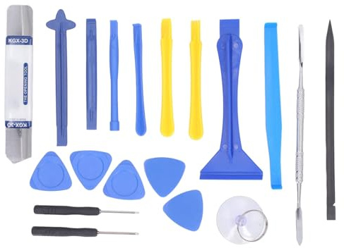 Kit Riparazione Elettronica Professionale 19 Pezzi Completo con Strumenti di Precisione per Smartphone PC Laptop - Utensili Smontaggio Sicuri per Tecnici e Hobbisti