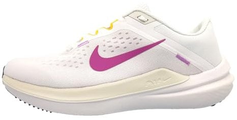 NIKE W Air Winflo 10, Sneaker Donna, White/Fuchsia Dream-Photon Dust, 38 EU