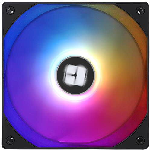 Thermalright TL-C12RB-S V2 CPU Fan 120mm Case Cooler, 4pin PWM Silent Reverse Fan Under 25.6dB(A) for Case & CPU Cooling