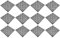 ACAN Tradineur - Pack 12 de Baldosas/Losetas para Exterior - Fabricado en Plástico - Ideal para Piscina, terrazas, jardín - Desmontable y Antideslizante - 30 x 30 cm - Color Gris