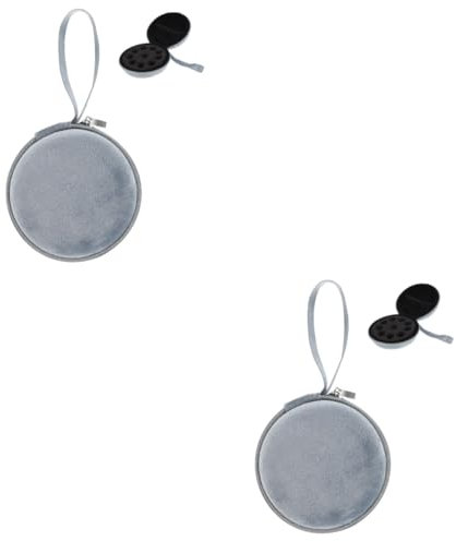 JECOMPRIS 2St Aufbewahrungsbeutel für ätherische Öle Hartschalenkoffer Mini-Koffer klarer Nagellack Nagelgellack Aufbewahrungsbox für ätherische Öle Halter für ätherische Öle tragbar Hülse