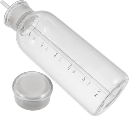 MOBUTOFU Isolierte Trainingswasserflasche Große Kapazität Sportflasche Mit Doppeldeckel Tragbarer Glasbecher Für Outdoor-Fitness Und Laufen