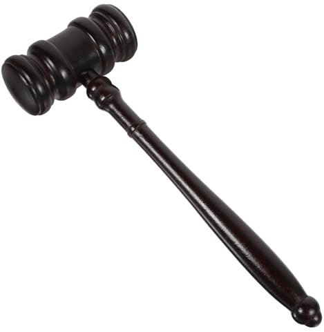 ibasenice Auction Hammer Judge Hammer Lawyer Judge Auction Hammer Children Hammer Toy Judge Gavels Hammer Auction Hammers Auction Sale Hammer Bell Judges Hammer Toys for Coffee Wooden