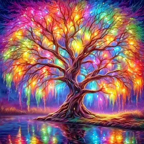 Goodening Diamond Painting Kits, 5D DIY Diamond Painting Kits für Erwachsene, Full Drill Round Diamond Painting Diamond Art Craft für Home Wall Decor (285)