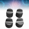 4pcs HiFi Cable Clamp Wire Bracket Aluminum Alloy Power Speaker Clip HiFi Cable Stabilizer, Power Speaker Riser with Aluminum Alloy Cable Riser (Black)