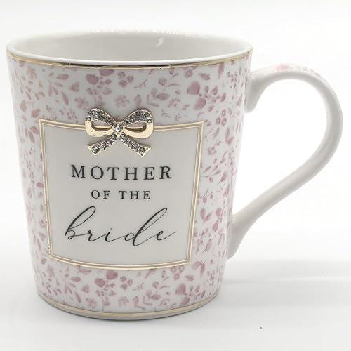 Lesser & PAVEY Mother of The Bride Mug Madelaine by Hearts Design, Tea and Coffee Mugs for Hot Drinks | Fine China Printed Mugs for Kitchen & Home | Reusable Ceramic Cups for Every Occasion