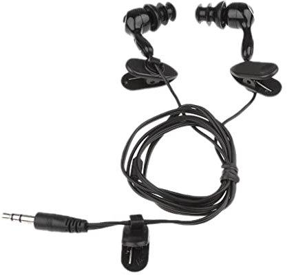 Wasserdichter Kopfhörer, Stereo, Schwimmen, für MP3-Radio, iPod, Schwarz