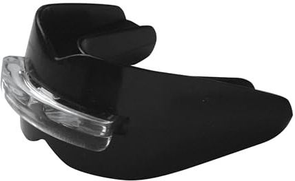 Everlast Doppel Black Mundschutz Boxen (Schwarz), Zahnschutz | Kampfsport, Training, Sport, Erwachsene, Jugendliche, Damen, Männer