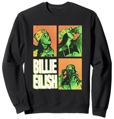 Official Billie Eilish HIT ME HARD AND SOFT Photo Squares Sweatshirt