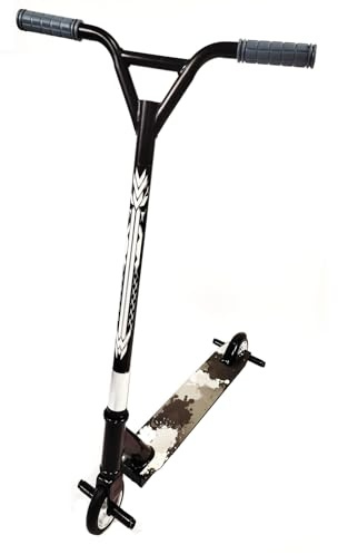 Rexco Stunt Scooter Childrens Kids Adults Fixed Bar Pro Push Kick 360 Degree Wheel Trick Street