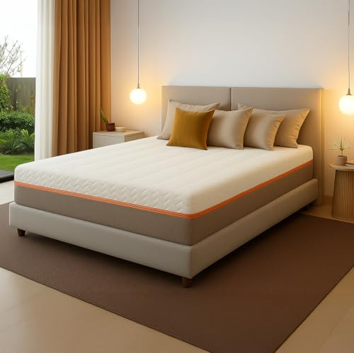 Komfi Top of The Range Ultra Firm 20cm Mattress Supportive Reflex Foam, Made in the UK (Double)