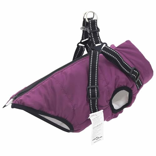 vidaXL Hundemantel Lila L36 Fleece und Polyester