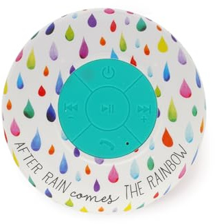 Legami - Vivavoce e Speaker Wireless Resistente all'Acqua, Singing in the Shower, After Rain, con Ventosa Removibile, Microfono Integrato, Cavo Type-C di Ricarica Incluso