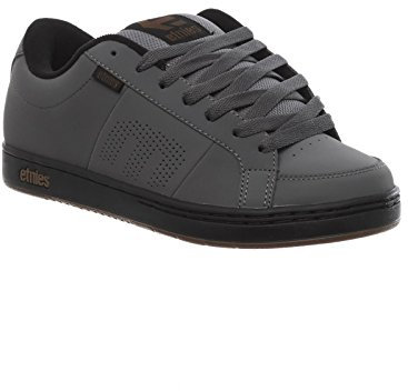 Etnies Kingpin – Klassischer Skate-Heritage-Fashion-Stil mit angesagtem, verstärkte Cupsole, Alltagssneaker - Größe 49 - Farbe Grey/Black/Gold