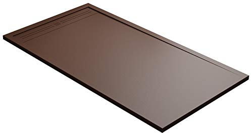 Receveur de douche 70 x 130 cm en pierre Maier Oasis Marron