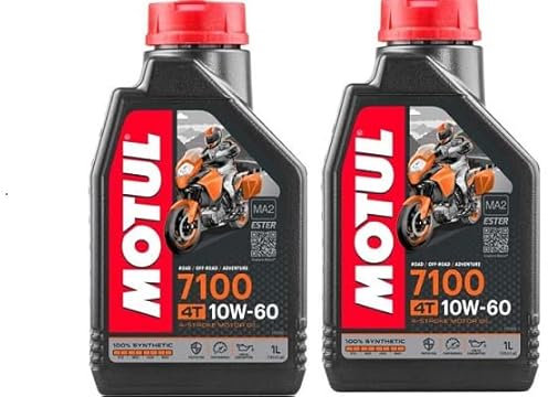 Motul 7100 10w60 Huile de Moteur pour Moto 4 Temps Litres 2