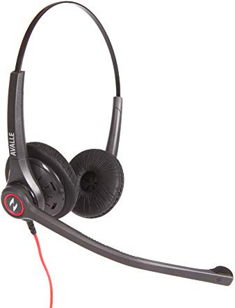 Avalle Microsoft Teams Headset | Binaural | Noise Cancelling | USB | Microsoft Certified