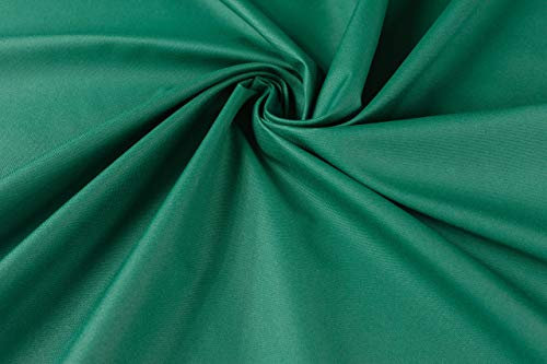 PINSOLA Tissu imperméable, vendu au mètre, pour une utilisation à l’extérieur, en 100 % polyester, universel, pour meubles de jardin, 1 pièce = 0,5 m, vert foncé
