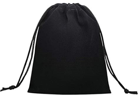 Haartrocknertasche mit Kordelzug, Multifunktional für Schmuck, Schwarz
