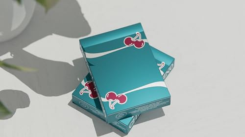 Playing Cards by Pure Imagination Projects Cherry Casino (Tropicana Teal)