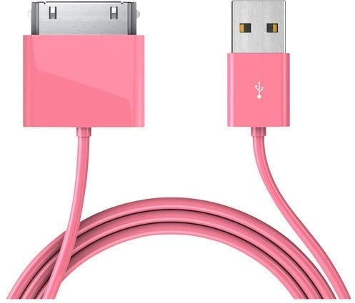 Confezione da 3 cavi di ricarica e sincronizzazione dati USB a 30 pin extra lunghi per Apple iPhone 4 4S 3G 3GS Apple iPad 1st 2nd 3rd Gen iPod 5th Gen Classic Nano 1st 2nd 3rd Gen Touch 1st 2nd 3rd