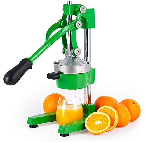 CO-Z Manual Citrus Juicer, Professional Orange Juicer, Green