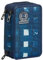 Invicta Federmäppchen, Mäppchen, mehrfarbig, Federtasche für Schreibwaren, Etui mit Stiften, Kugelschreiber, & mehr, 3 Fächer, Mädchen & Jungen, Schule - Grundschule, XXL GRID SHADES blau