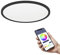 EGLO connect.z Smart-Home LED Deckenleuchte Rovito-Z, Ø 42 cm, ZigBee, App und Sprachsteuerung Alexa, Lichtfarbe einstellbar (warmweiß-kaltweiß), RGB Backlight, dimmbar, Deckenlampe schwarz