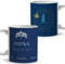 LolaPix Tazza Ravenclaw. Regali personalizzati per geek. Tazze in ceramica personalizzate. Vari design e colori degli interni. Corvonero