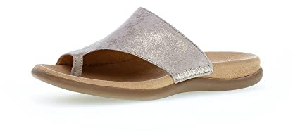 Gabor Damen Pantoletten, Frauen Slipper,Best Fitting,Schlupfschuhe,schluepfschuhe,Slip-ons,Backless Slipper,Mules,Muschel,37 EU / 4 UK