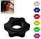 R-Satz Shop Hantel Schraube Sternverschluss 30mm Drehverschluss Hantelschraube Spinlock (Schwarz)
