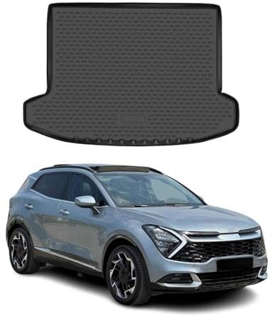 Kofferraummatte Kofferraumwanne für Kia Sportage GT Line 2022-2025 Gummi TPE