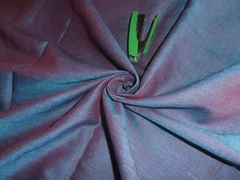 Zweifarbiger Ramie-Leinenstoff, schillernd, 144,8 cm breit